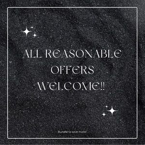 All Reasonable Offers Welcome!